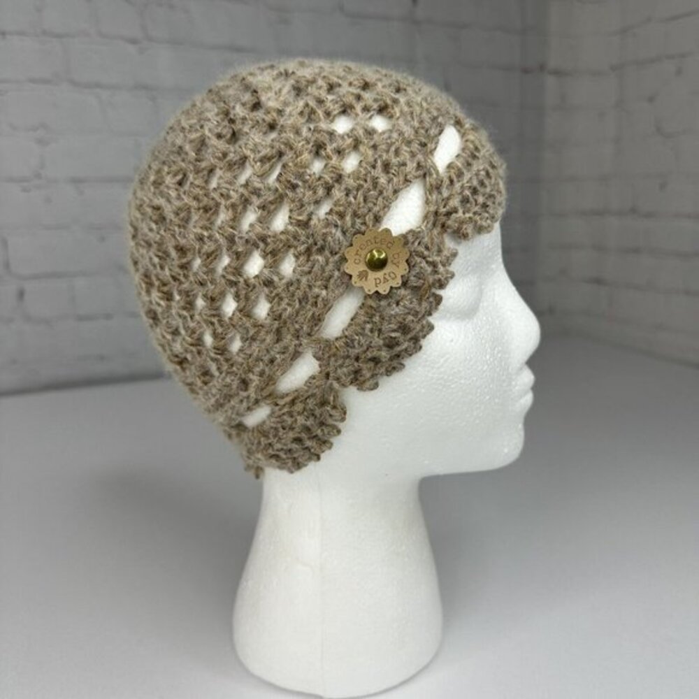 Created By Cyd Handmade Crochet Juliet Pattern Hobbii Metallico Fine Copper NEW